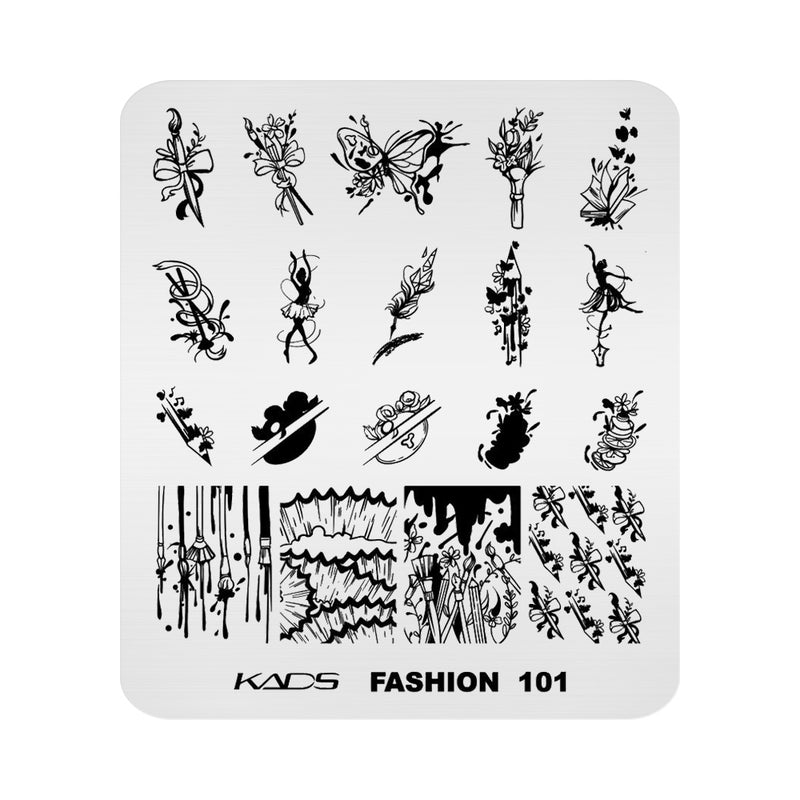 Kads - Fashion 101 Stamping Plate