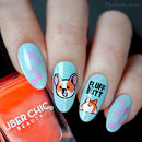 UberChic Beauty - UC Mini - Corgi Love Stamping Plate