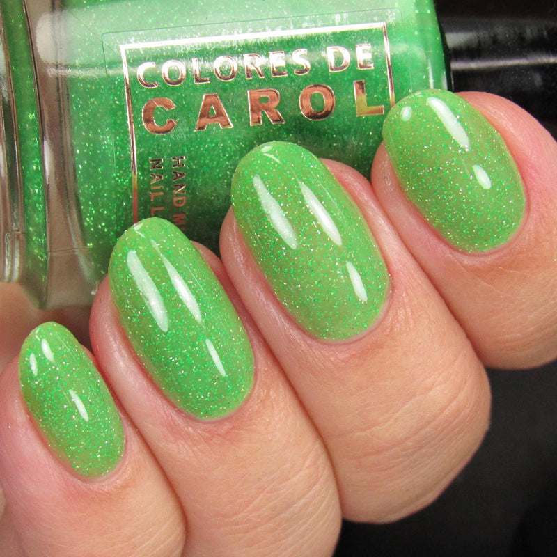 Colores de Carol - Neon Sizzle Nail Polish (Flash Reflective)
