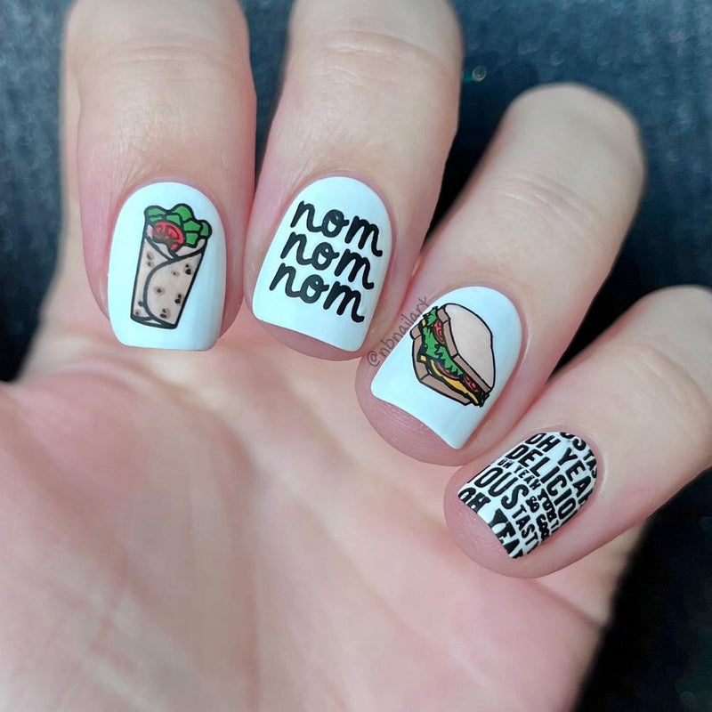 UberChic Beauty - Tasty Series: Fast Food Stamping Plate