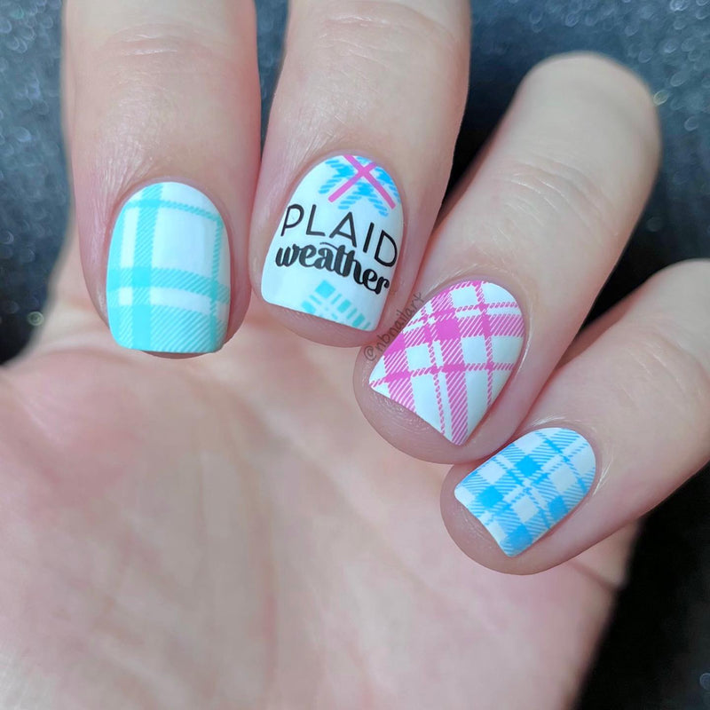 UberChic Beauty - Pretty in Plaid 04 Stamping Plate