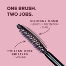 Whats Up Beauty - Watch Me! Volumizing and Lengthening Mascara with Peptide and Vitamin B5 - Shade Brown