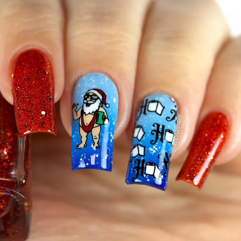 Hit The Bottle - Bah Humbug 03 Stamping Plate