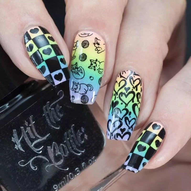 Hit The Bottle - To Love or Not to Love 02 Stamping Plate