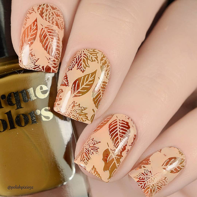 UberChic Beauty - Lovely Leaves 02 Stamping Plate