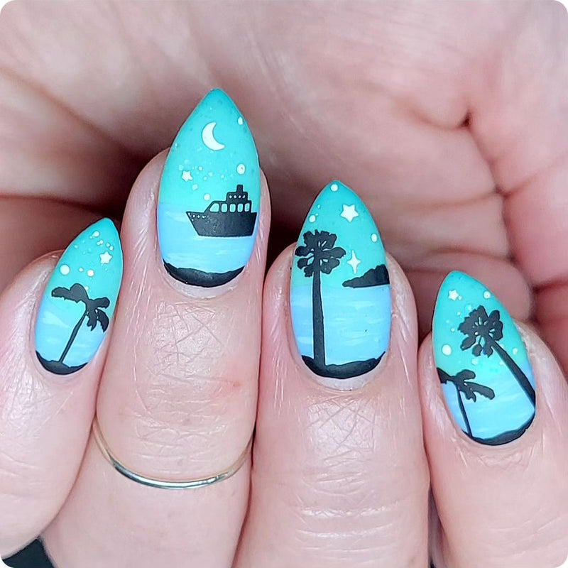 UberChic Beauty - Just Beachy Stamping Plate