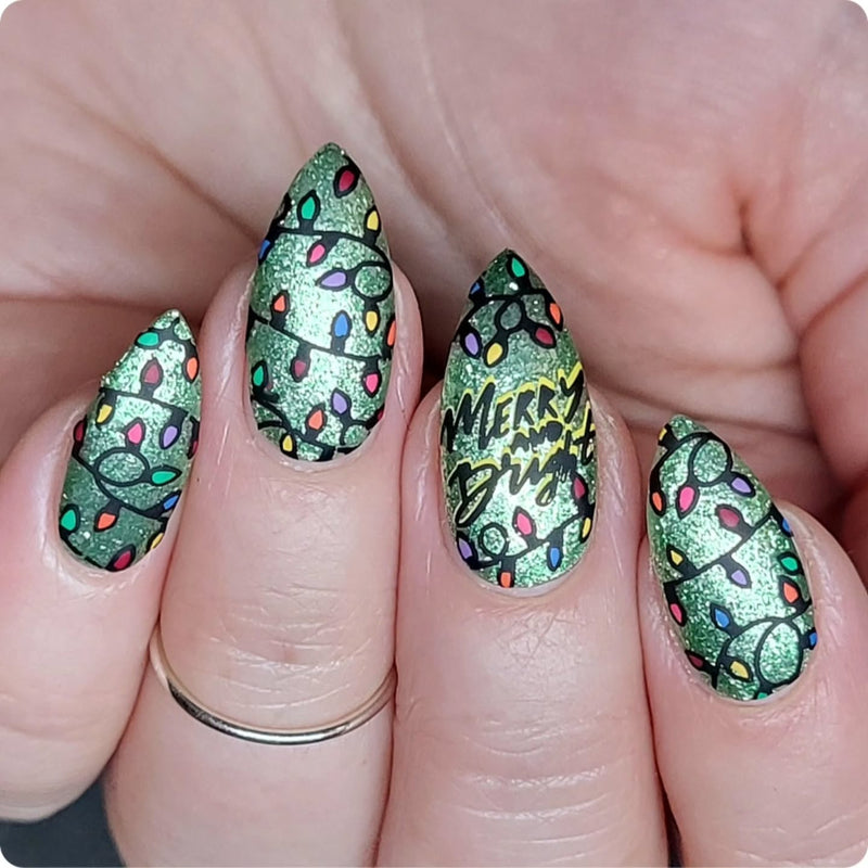 UberChic Beauty - Happy Christmas Stamping Plate