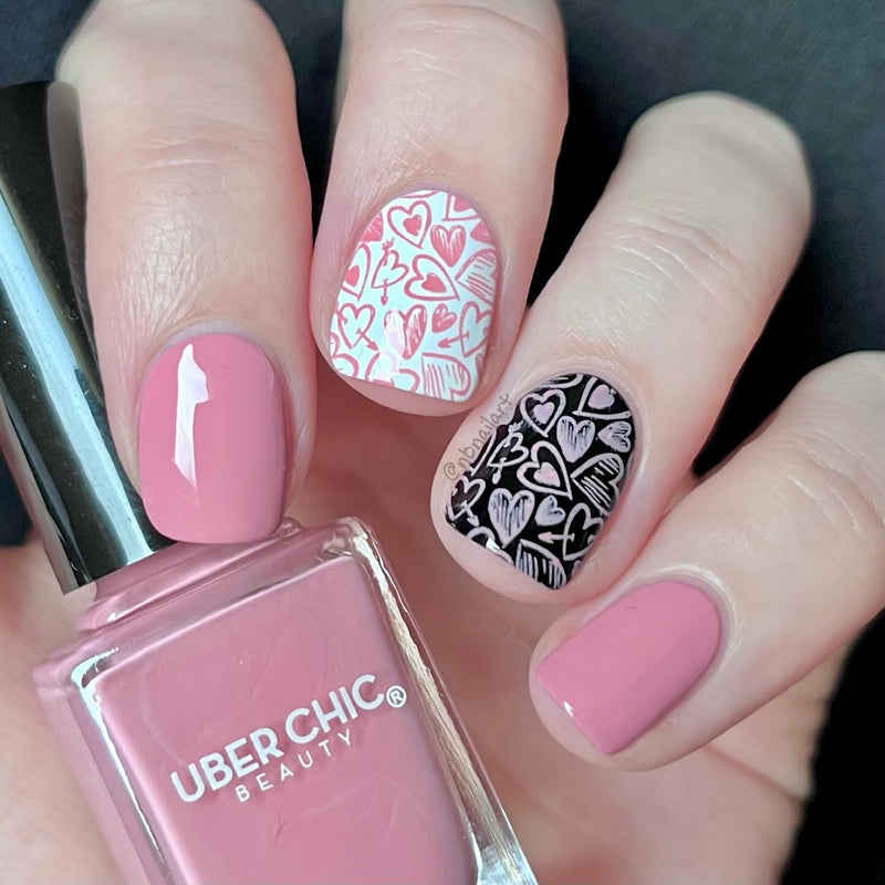 UberChic Beauty - Barely Blushing Stamping Polish