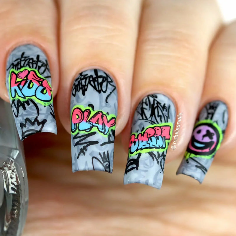 Hit The Bottle - Urban Wild Style Stamping Plate