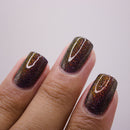 Emily De Molly - Copper Inferno Nail Polish (Flash Reflective)