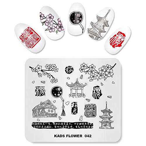 Kads - Flower 042 Stamping Plate