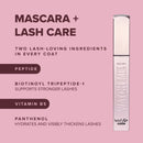Whats Up Beauty - Watch Me! Volumizing and Lengthening Mascara with Peptide and Vitamin B5 - Shade Brown