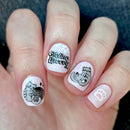 UberChic Beauty - UC Mini - Feline Groovy Stamping Plate
