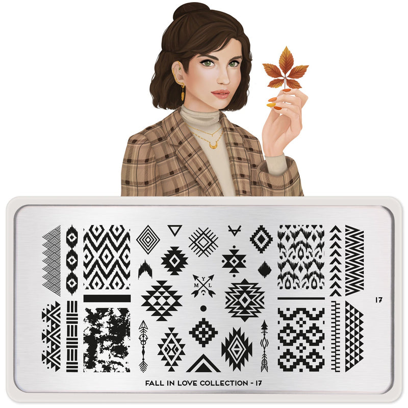 MoYou-London - Fall in Love 17 Stamping Plate
