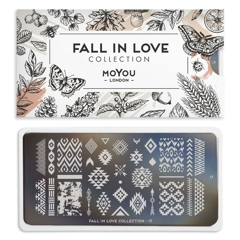 MoYou-London - Fall in Love 17 Stamping Plate