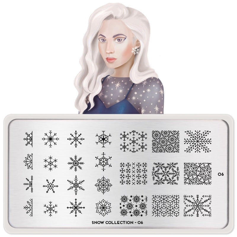 MoYou-London - Snow 06 Stamping Plate