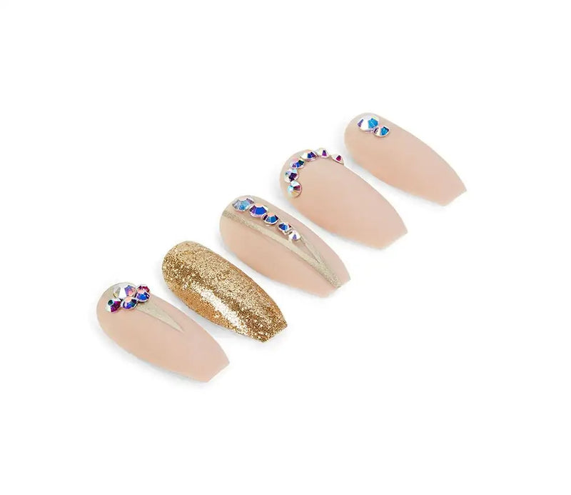 Ardell - Nail Addict Premium Nude Jeweled Press On Nails
