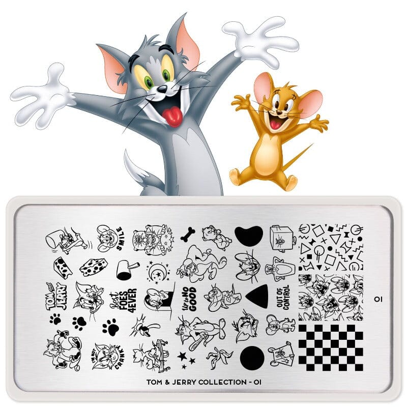 MoYou-London - Tom & Jerry 01 Stamping Plate