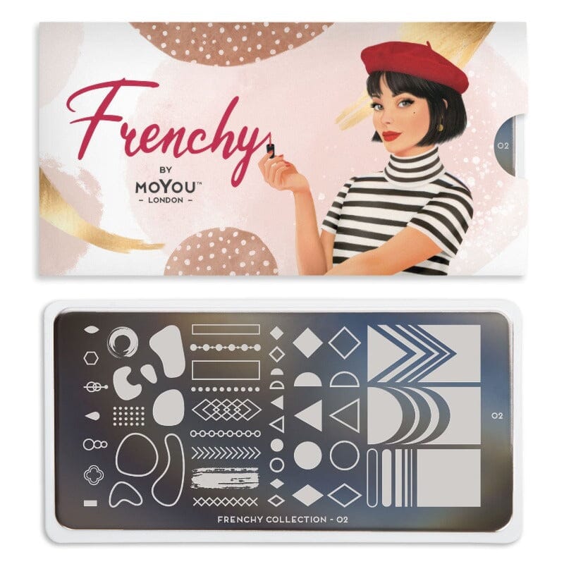 MoYou-London - Frenchy 02 Stamping Plate