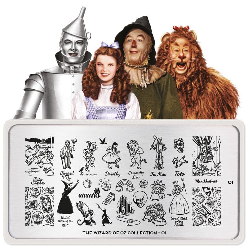 MoYou-London - The Wizard of Oz 01 Stamping Plate
