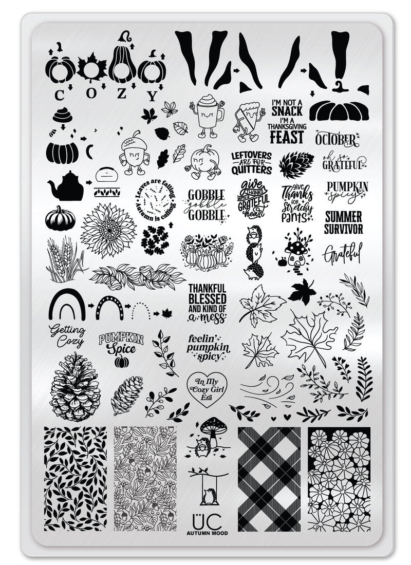 UberChic Beauty - Autumn Mood Stamping Plate