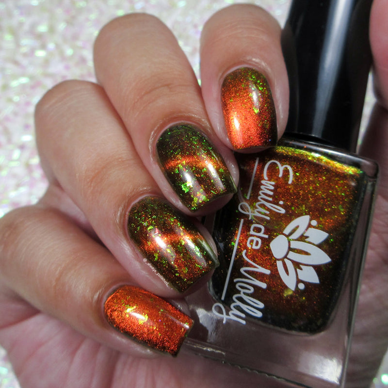 Emily De Molly - Green Flame Nail Polish (Magnetic)