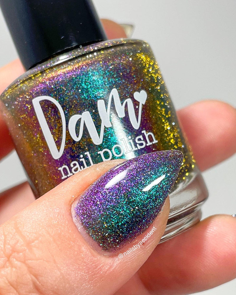 Dam Nail Polish - Crying rn Nail Polish (Flash Reflective)