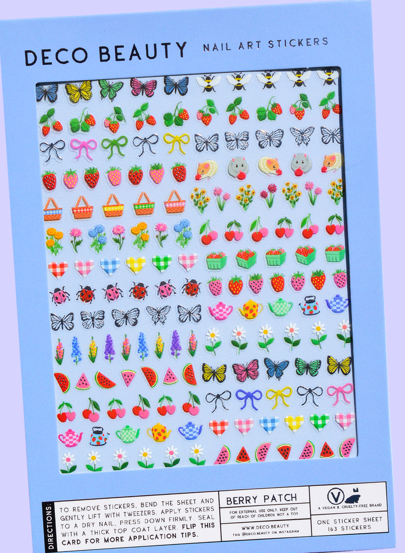 Deco Beauty - Berry Patch Nail Stickers