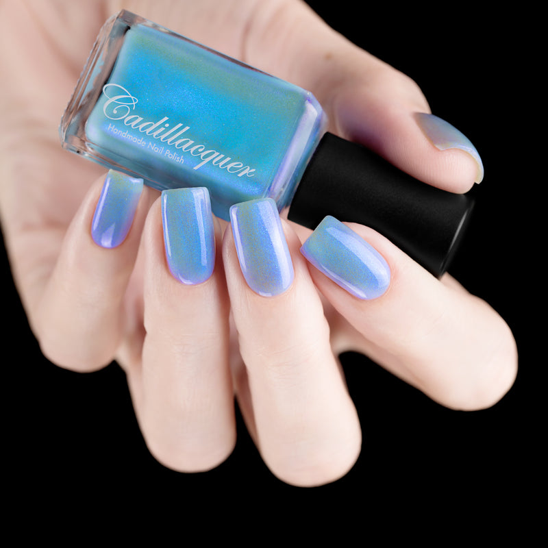 [Preorder, Ships Early Oct] Cadillacquer - The Fire‘s Burning Blue Nail Polish (Glow in the Dark)