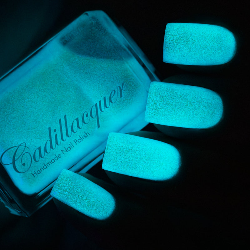 [Preorder, Ships Early Oct] Cadillacquer - The Fire‘s Burning Blue Nail Polish (Glow in the Dark)