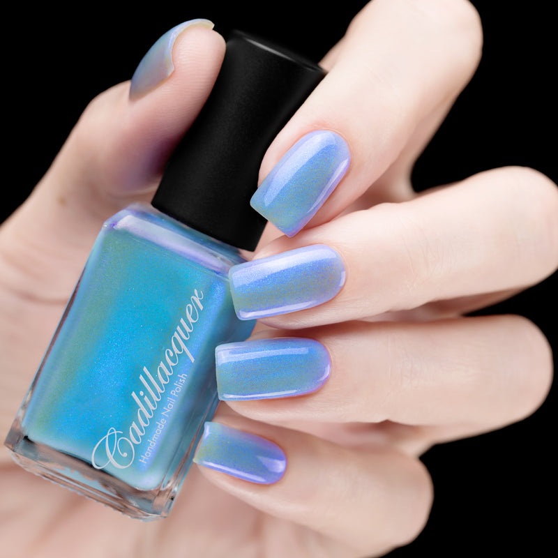 [Preorder, Ships Early Oct] Cadillacquer - The Fire‘s Burning Blue Nail Polish (Glow in the Dark)