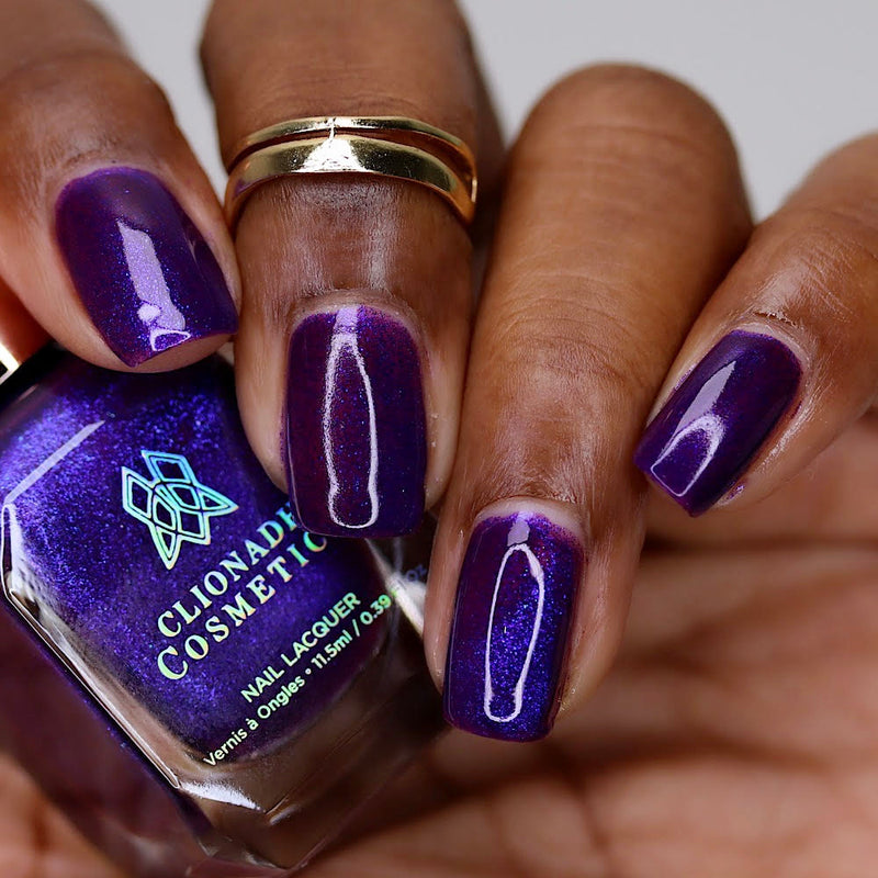 Clionadh Cosmetics - Butterfly Pea Flower Nail Polish (Magnetic)