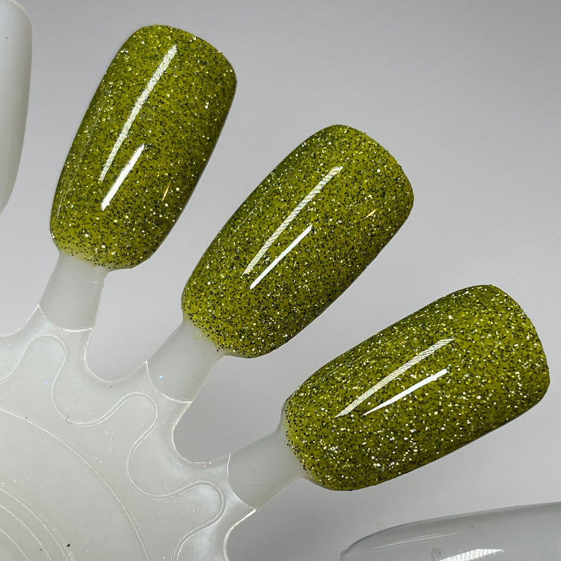 Dam Nail Polish - Big Glowing Dill Nail Polish (Flash Reflective +Glow In the Dark)