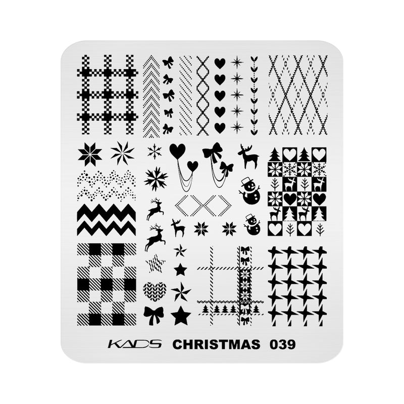 Kads - Christmas 039 Stamping Plate