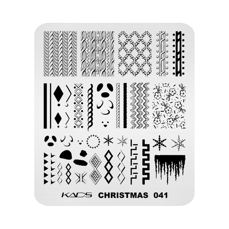 Kads - Christmas 041 Stamping Plate