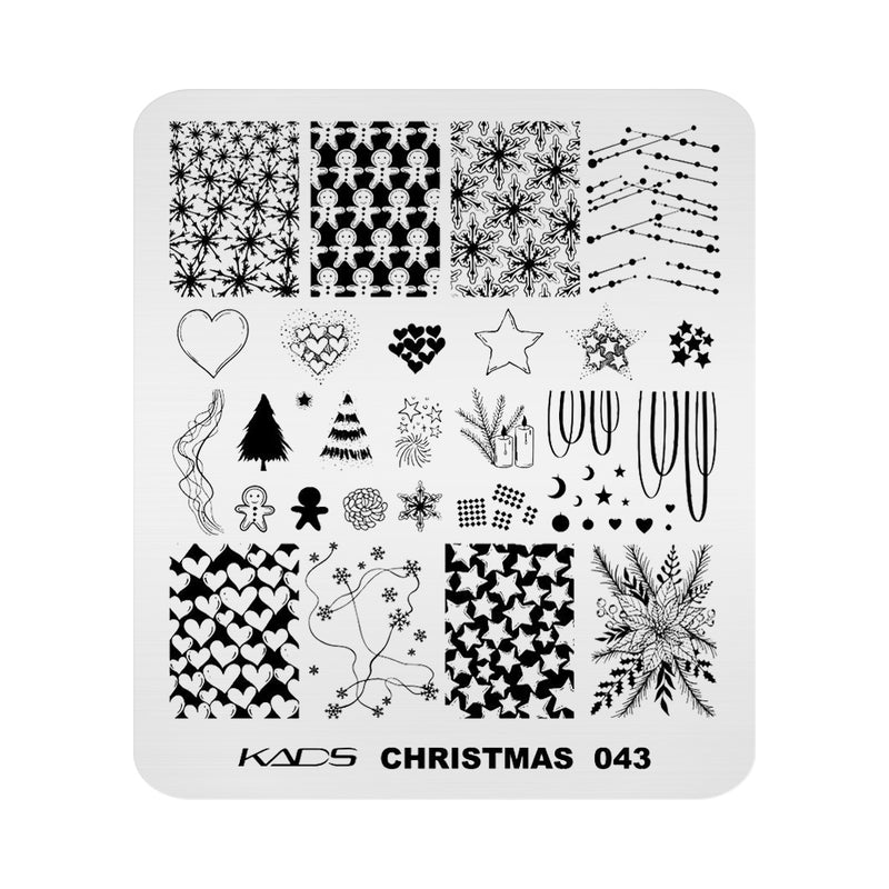 Kads - Christmas 043 Stamping Plate