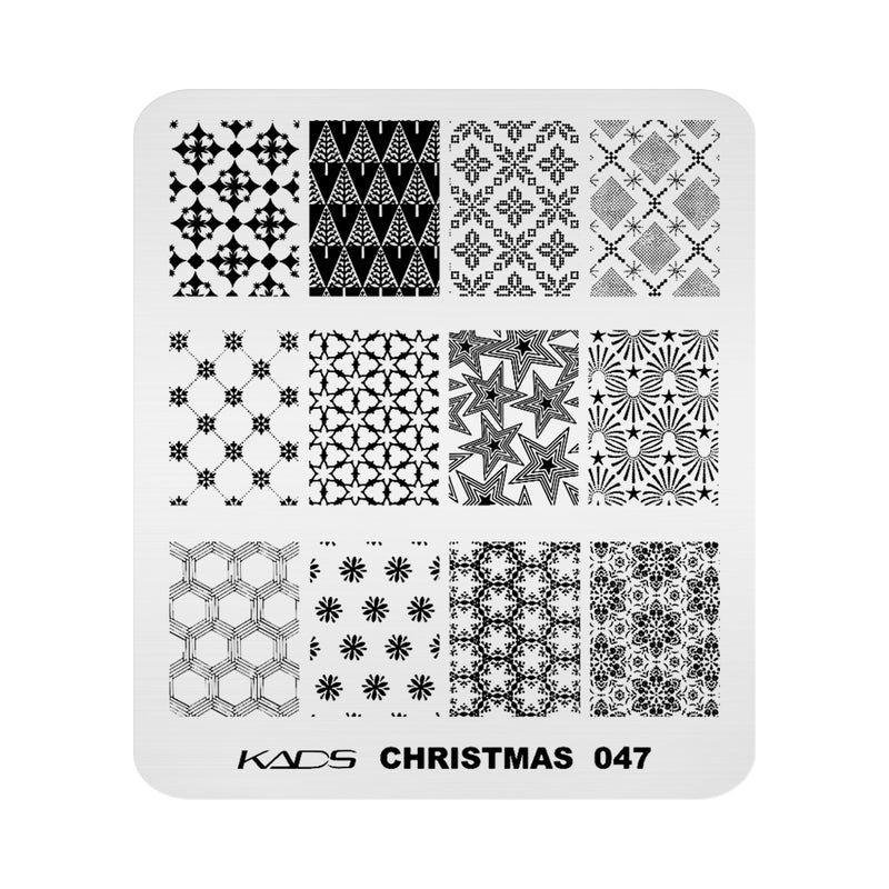 Kads - Christmas 047 Stamping Plate