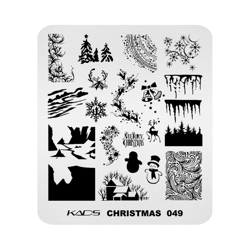 Kads - Christmas 049 Stamping Plate