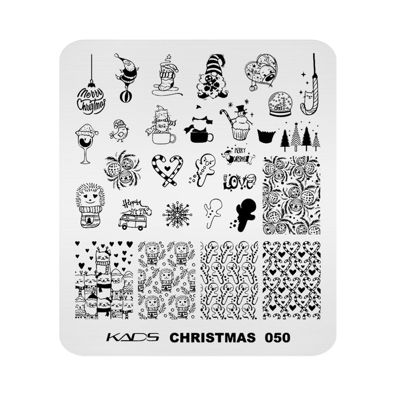 Kads - Christmas 050 Stamping Plate