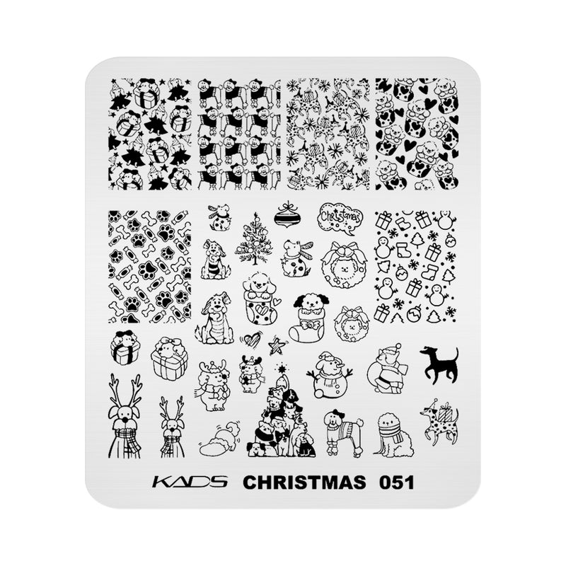 Kads - Christmas 051 Stamping Plate