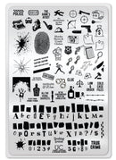 UberChic Beauty - Comfy Clothes and Murder Shows Stamping Plate