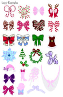 UberChic Beauty - Coquette Christmas Stamping Plate