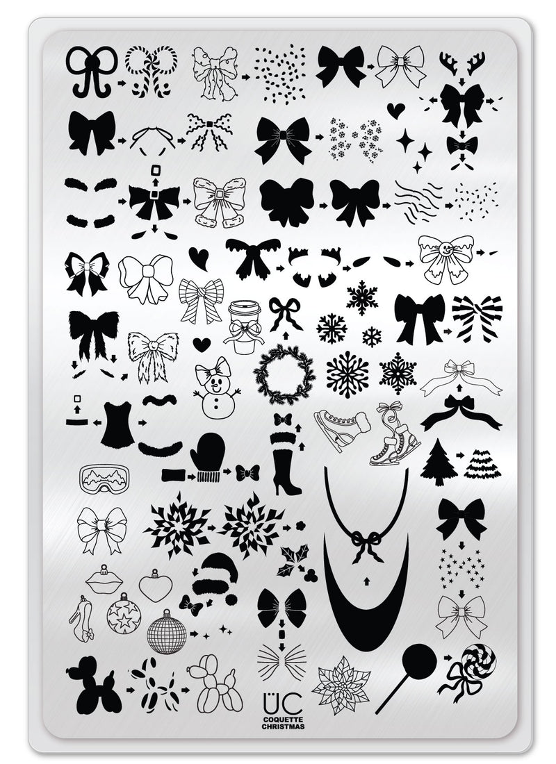 UberChic Beauty - Coquette Christmas Stamping Plate