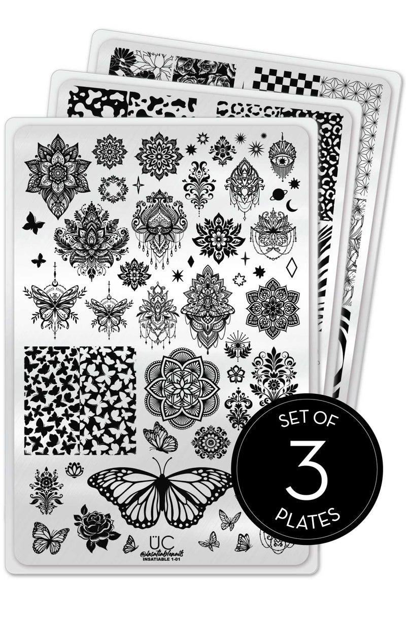 UberChic Beauty - Insatiable Collection 01 Stamping Plates