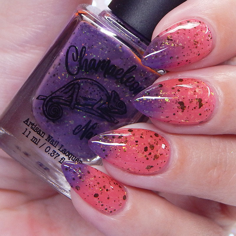 Chamaeleon Nails - Strawberry Dartfrog Nail Polish (Thermal) - Store Exclusive