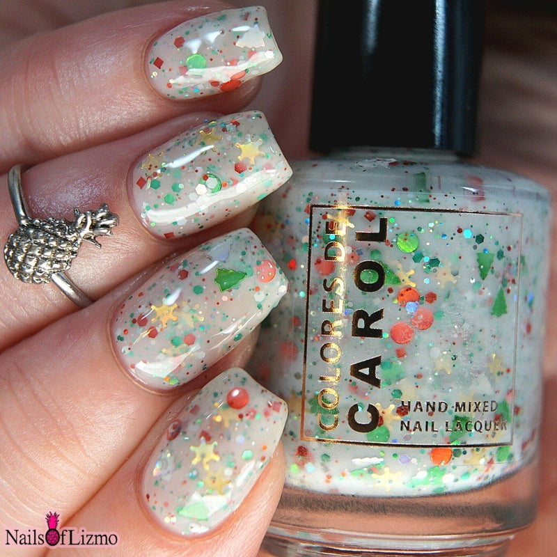 Colores de Carol - Rockin' Around The Glitter Tree Nail Polish