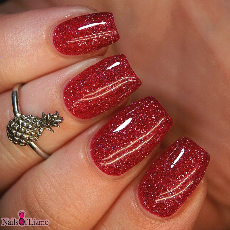 Colores de Carol - Rudolph's Ruby Nose Nail Polish