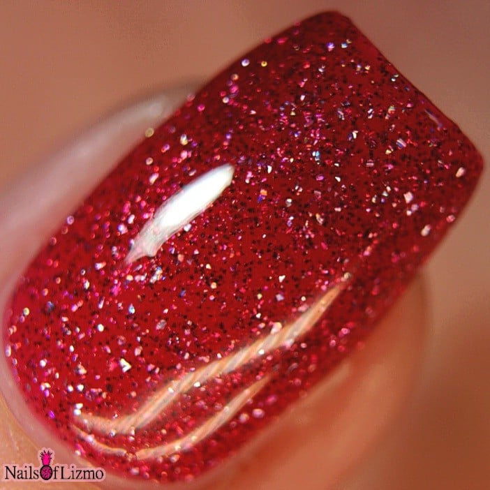 Colores de Carol - Rudolph's Ruby Nose Nail Polish