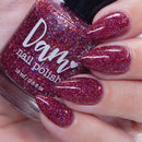 Dam Nail Polish - Bloodthirsty Nail Polish (Flash Reflective)