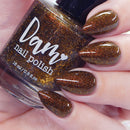 Dam Nail Polish - Champagne Sparkle Nail Polish (Flash Reflective)